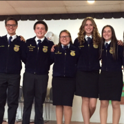2016-2017 King City FFA Chapter Officer Team
